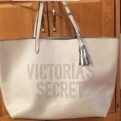 Victorias Secret Bags White Victorias Secret Bag Used One Time