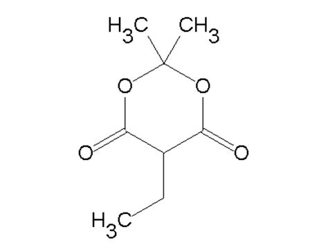 5 Ethyl 2 2 Dimethyl 1 3 Dioxane 4 6 Dione C8H12O4 Density Melting