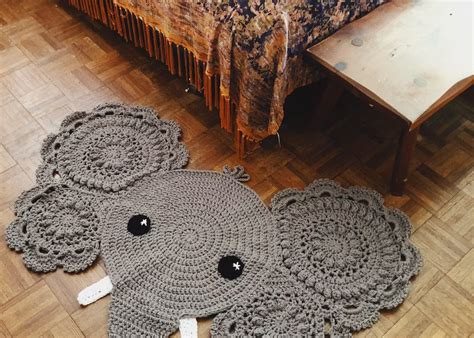 Crochet Elephant Rug Wolf Crochet