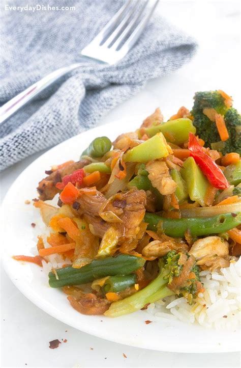 Easy And Healthy Chicken Teriyaki Stir Fry Recipe