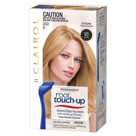 Clairol Root Touch Up Permanent Hair Color Creme 8 Medium Blonde