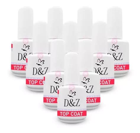 Kit 12 Top Coat Selante D Z Porcelana Acrigel Atacado Cor N A