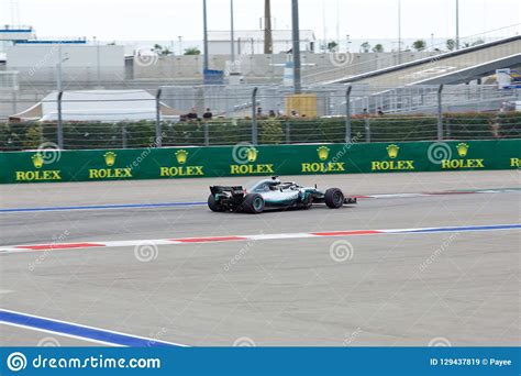 Lewis Hamilton De Mercedes Amg Petronas Formule Sotchi Russie Image