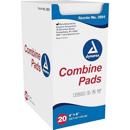 Amazon Med Pride Sterile Abdominal Abd Combine Pads Pack X