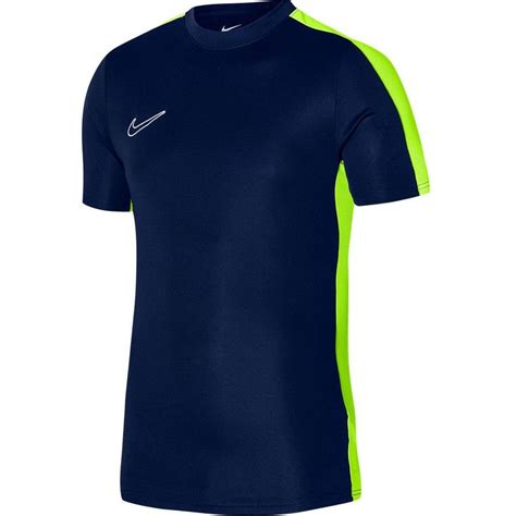 Nike Trenings T Skjorte Dri FIT Academy 23 Navy Neon Hvit Barn