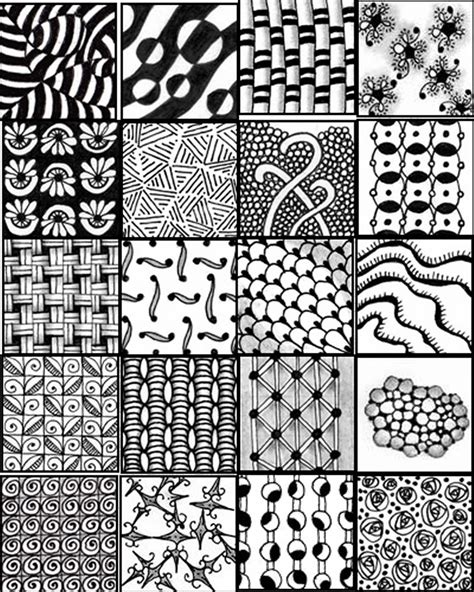 Zentangle Patterns - Viewing Gallery