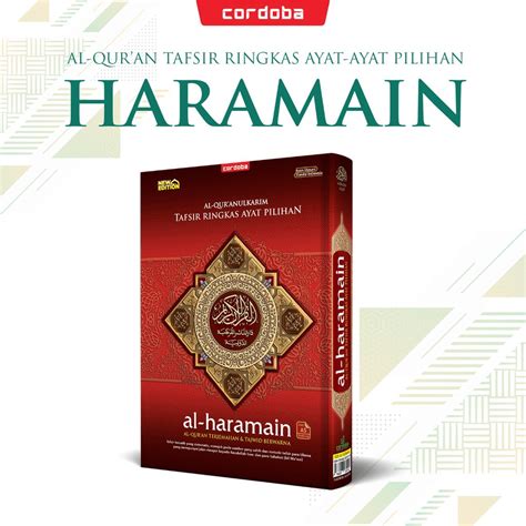 Jual Al Quran Cordoba Al Haramain Tafsir Ringkas Ayat Pilihan A5 Merah