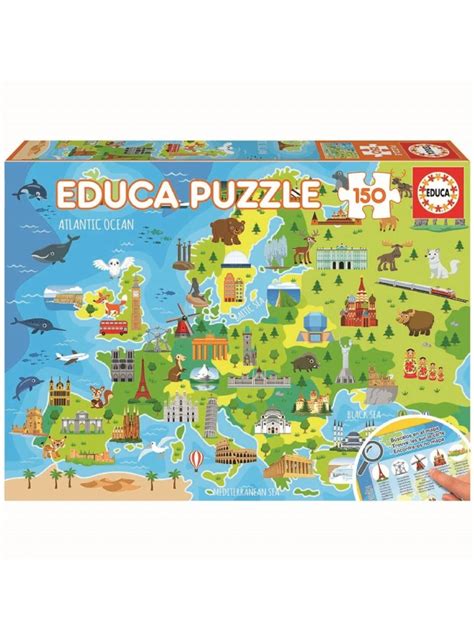 Educa Pcs Mapa Europe Puzzle