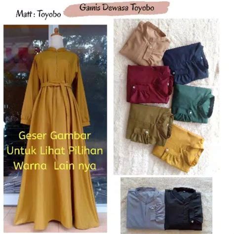 Jual Gamis Toyobo Original Shopee Indonesia