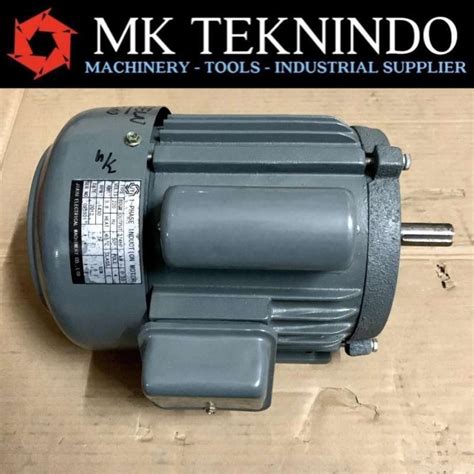 Jual Dinamo Elektro Motor 3 4 HP 1 Phase Electro 0 75 PK 4 Pole 1400