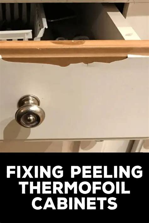 How To Fix Peeling Thermofoil Cabinets Thermofoil Cabinets Laminate