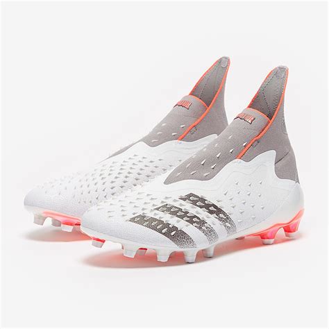 Adidas Predator Freak Ag White Iron Metallic Solar Red Mens Boots