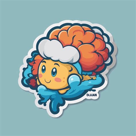 Premium Vector Brain Cartoon Vector