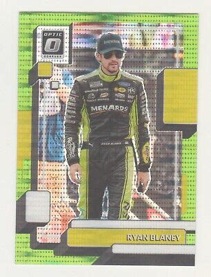 2023 Donruss Racing OPTIC LIME GREEN PULSAR PRIZM 27 RYAN BLANEY