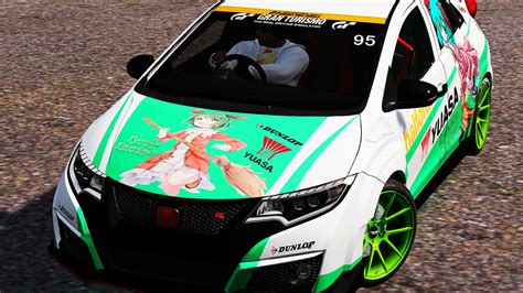 Honda Civic Type R Fk2 Itasha Livery Gta5