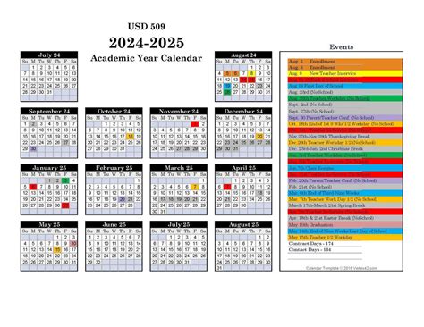 2024 25 School Calendar Is Set South Haven Usd 509