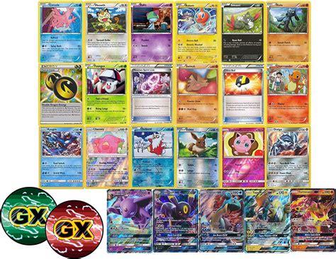 Pokemon Cards Including Rares Foils Plus A Gx Ultra Rare And