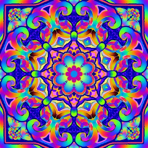 Solve Kaleidoscope Design 231 Jigsaw Puzzle Online With 16 Pieces