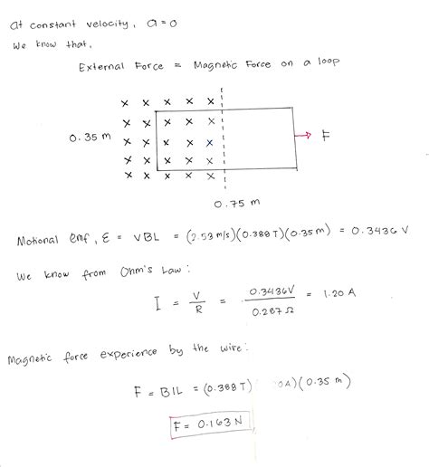 Solved Part Of A Single Rectangular Loop Of Wire With Dimensions