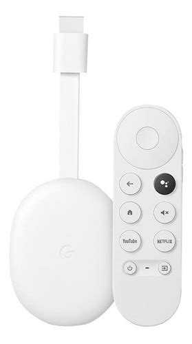 Google Chromecast With Google Tv De Voz K Gb Snow Con Gb De Memoria