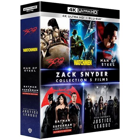 Coffret Snyder 5 Films 4K Les Meilleures Offres ChocoBonPlan