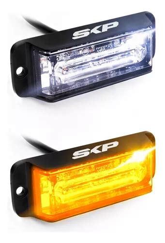 Estrobo Interxeptor Pro De 8 Leds 32w Duo Color Rzr Envío gratis