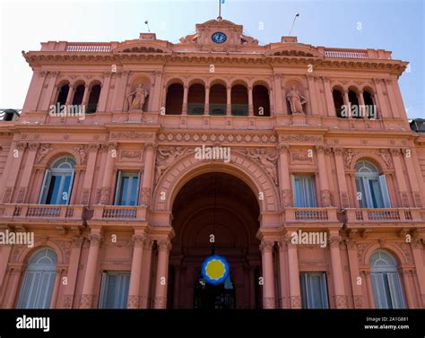 Casa Rosada Pink House Presidential Palace Of Argentina May Square