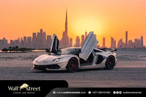 Lamborghini Aventador Svj For Rent In Dubai Wall Street Dubai