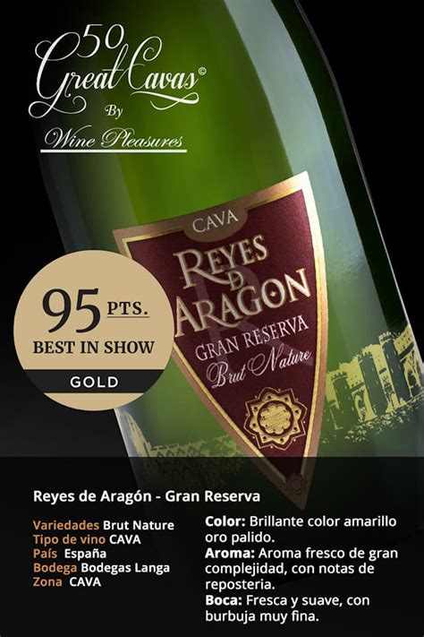 El Rey Del Cava Reyes De Aragon Gran Reserva Brut Nature Calatayud Wine