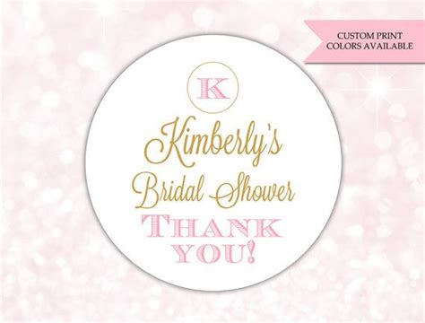 Bridal Shower Stickers Bridal Shower Favor Stickers Bridal Etsy