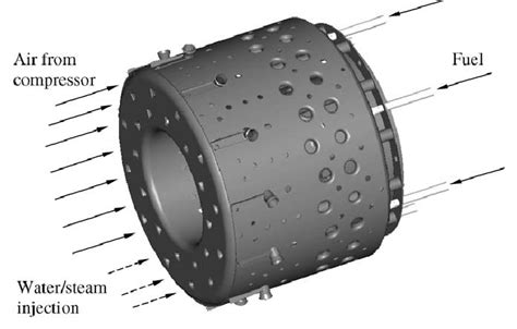 Computer Representation Of The Combustion Chamber Download Scientific Diagram