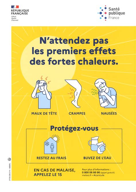 Affiche Prevention Canicule Rilhac Xaintrie