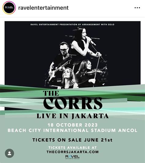 Stephany Josephine On Twitter The Corrs Live In Jakarta October