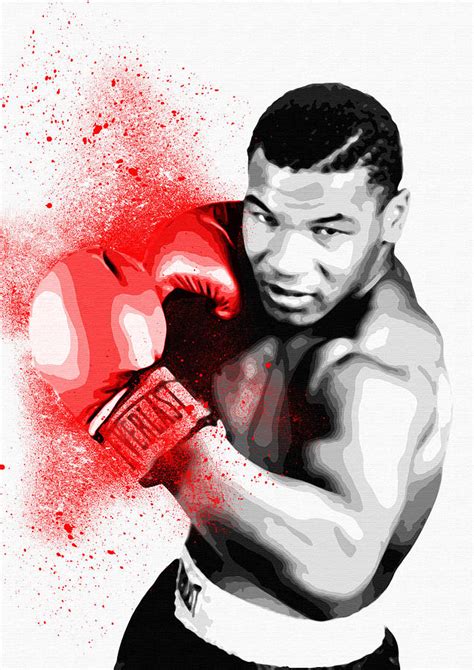 Mike Tyson By Diana Van Painting By Diana Van Pixels