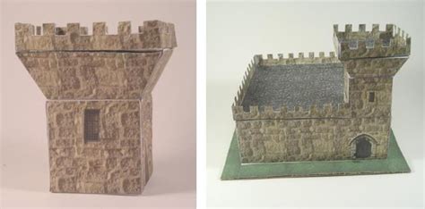 Papermau Medieval Castle Paper Model For Dioramas Rpg And Wargamesby Aventuras En Casa Red