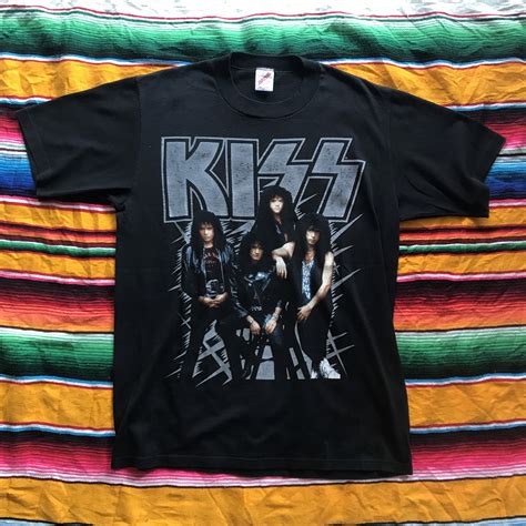 Vintage Kiss Hot In The Shade Tour T Shirt Etsy