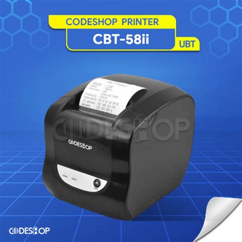 Printer Direct Thermal Codeshop CBT 58ii Bluetooth USB Struk Kasir