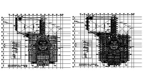 Top And Bottom Reinforcement Plan Of Slab In Autocad 2d Drawing Dwg File Cad File Cadbull