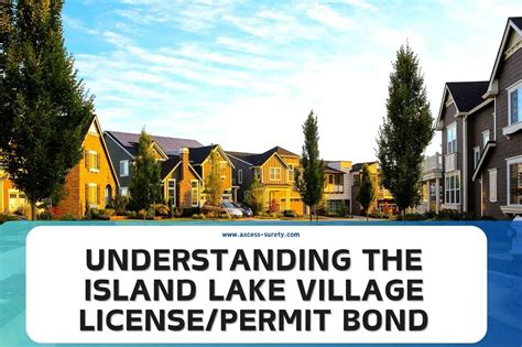 Understanding The Island Lake Village License Permit Bond Surety