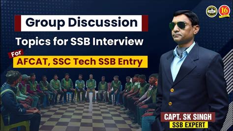 Important Group Discussion Topics For Ssb Interview Afcat Ssb