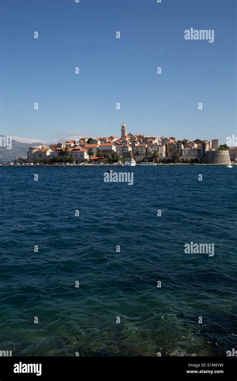 Croatia, Korchula Island, Korchula Town Stock Photo - Alamy