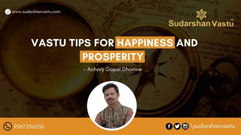 Vastu Tips For Happiness And Prosperity Sudarshan Vastu