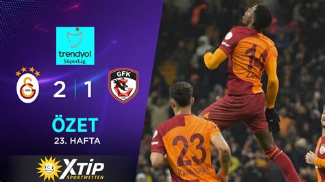 MERKUR BETS Galatasaray 2 1 Gaziantep FK Highlights Özet