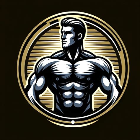 Premium Vector Vector Muscular Bodybuilder Logo