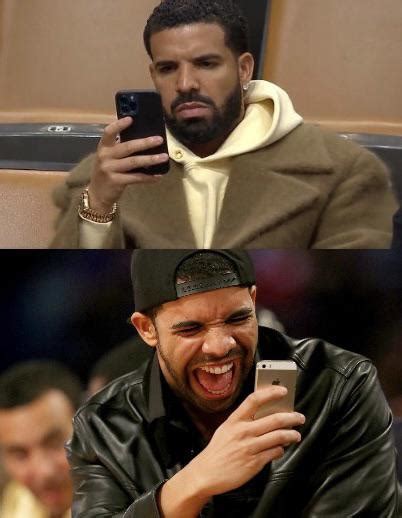 Drake Phone Smiling Rmemetemplatesofficial