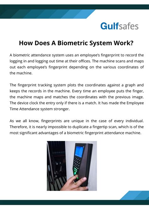 Ppt What Is A Biometric Fingerprint Attendance Machine And How Do They Work Powerpoint