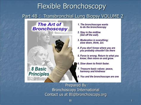 Ppt Flexible Bronchoscopy Part 4b Transbronchial Lung Biopsy Volume