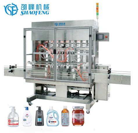 Automatic Multi Nozzles Filling Machine For Shampoo Cream Lotion