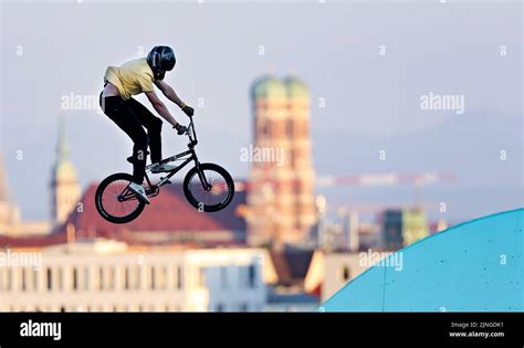 MUCHEN Levi Weidmann In Action During The BMX Freestyle Event On The