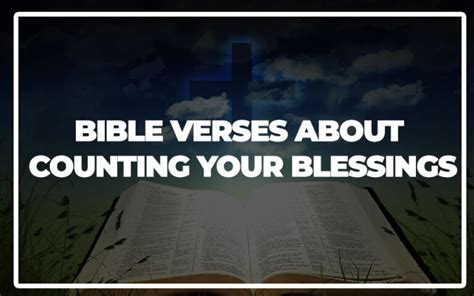 Amazing Bible Verses About Counting Your Blessings Bible Repository